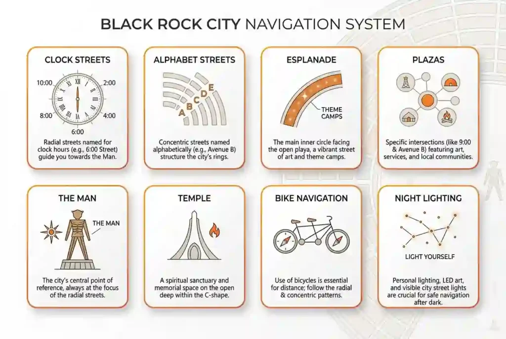how people navigate around burning man BRC  playa
