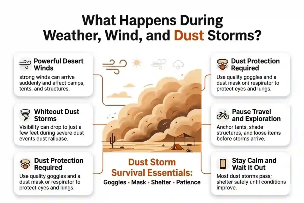 how to get protected during harsh weather at playa