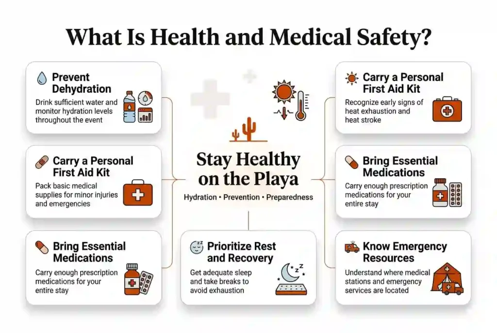 health & medical survival necessities for burning man 