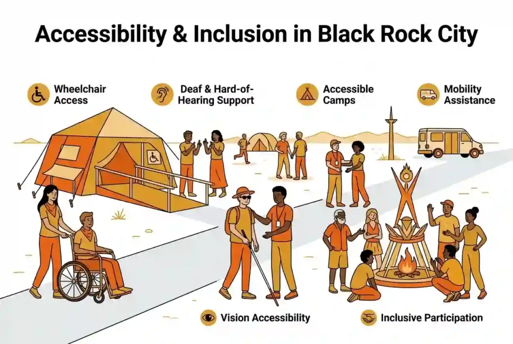 burning man BRC accessibility & inclusion at BRC