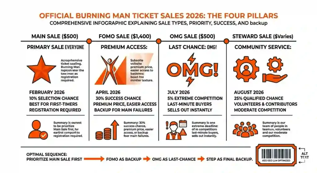 burning man ticket sales types