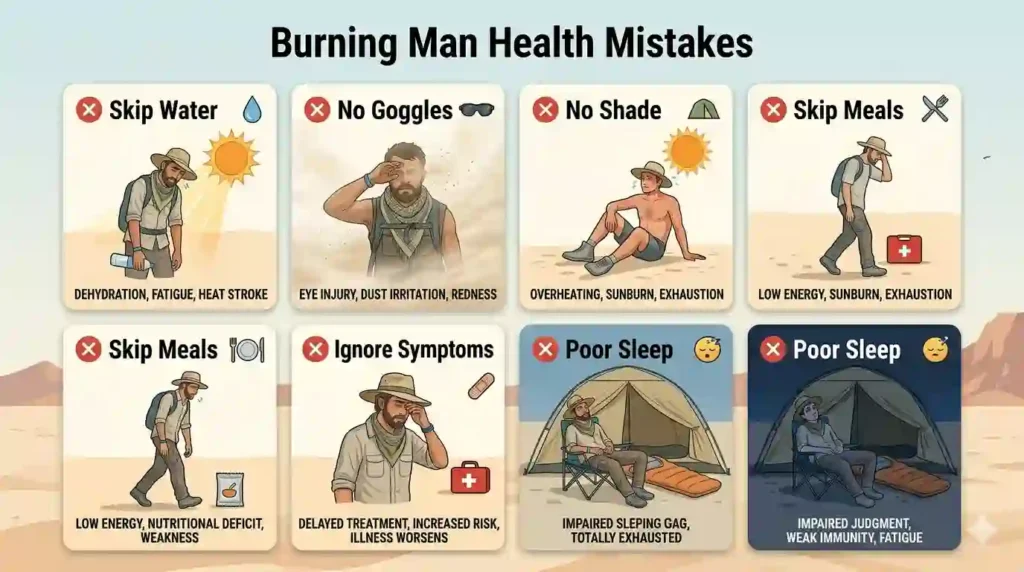 first timer attendees common mistakes cards view