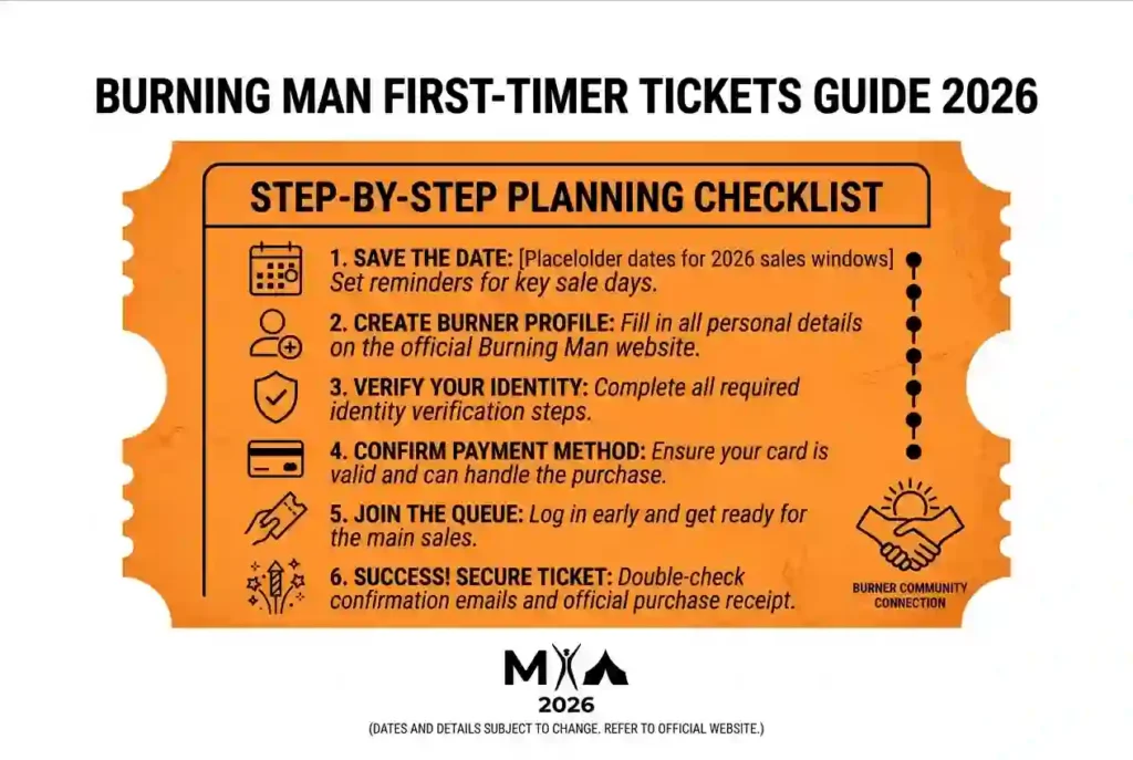 first timer ticket guide