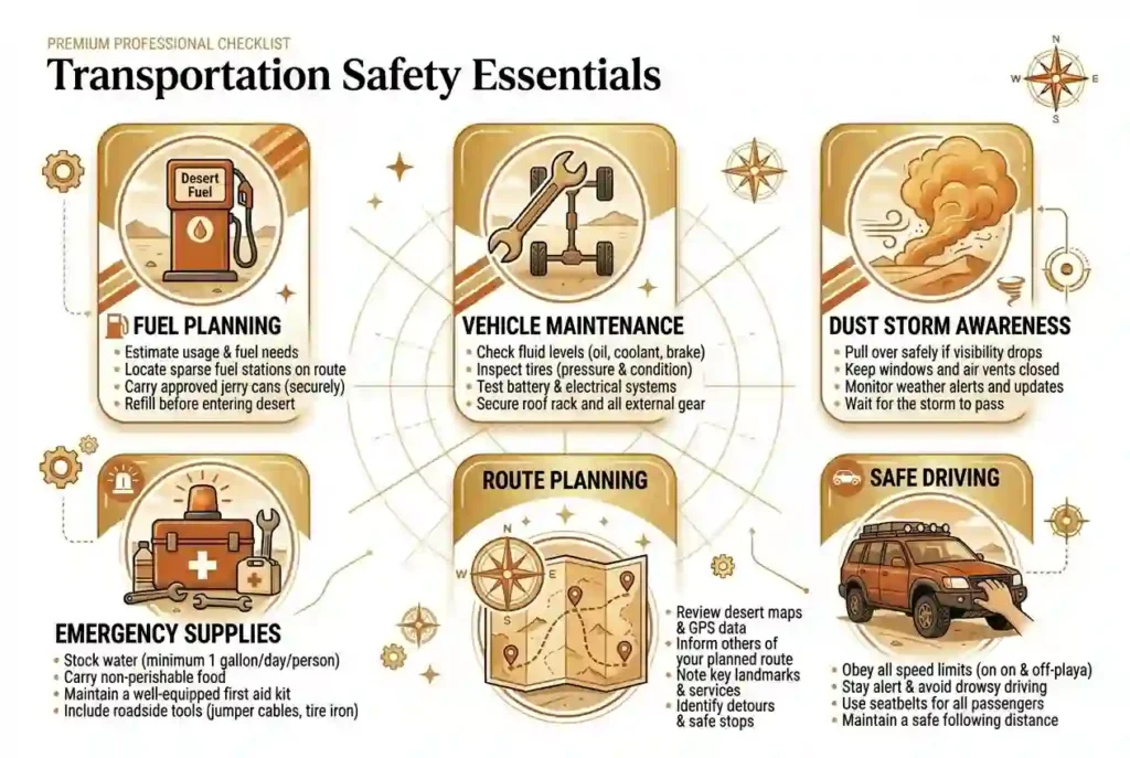 burnina 

burning man transportation safety essentials