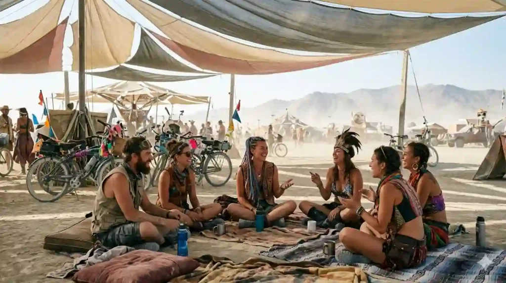 burning man center camp is activities hub 