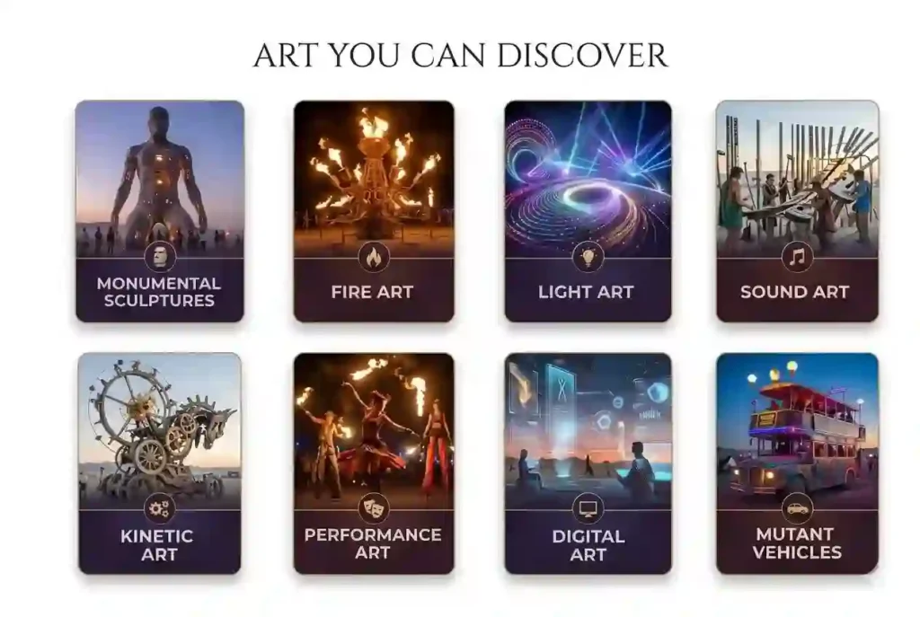 Art & Creativity 4 arts you can experience at burning man playa