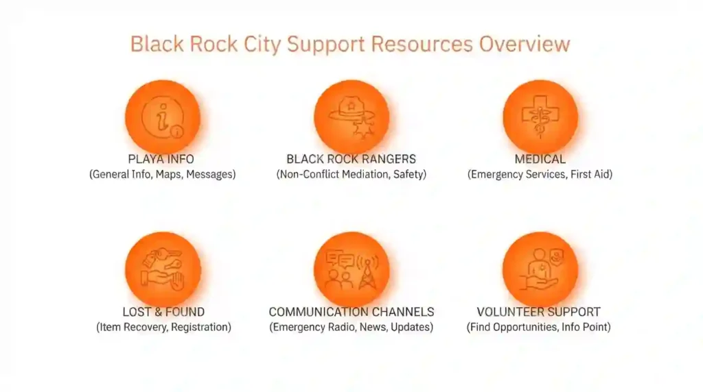 burning man BRC support resources available at burning man playa