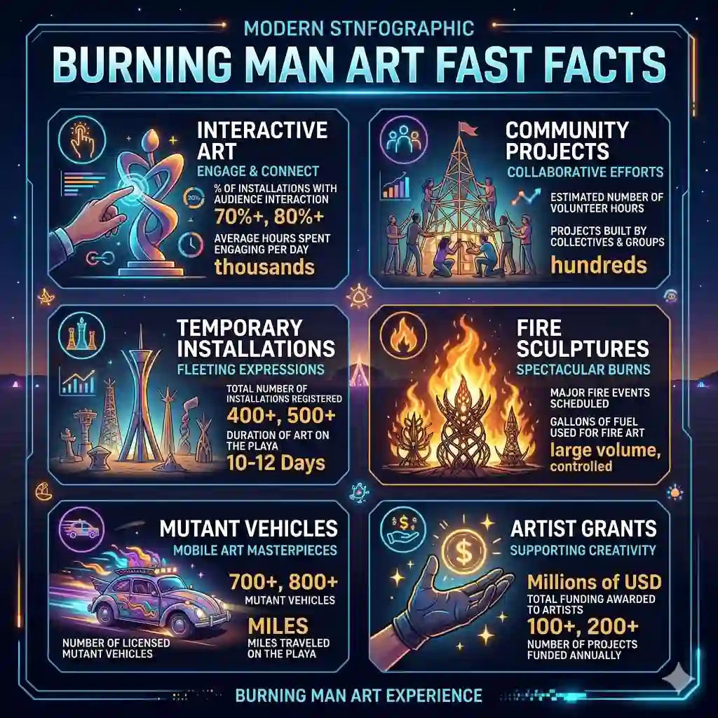 burning man art fast fact 