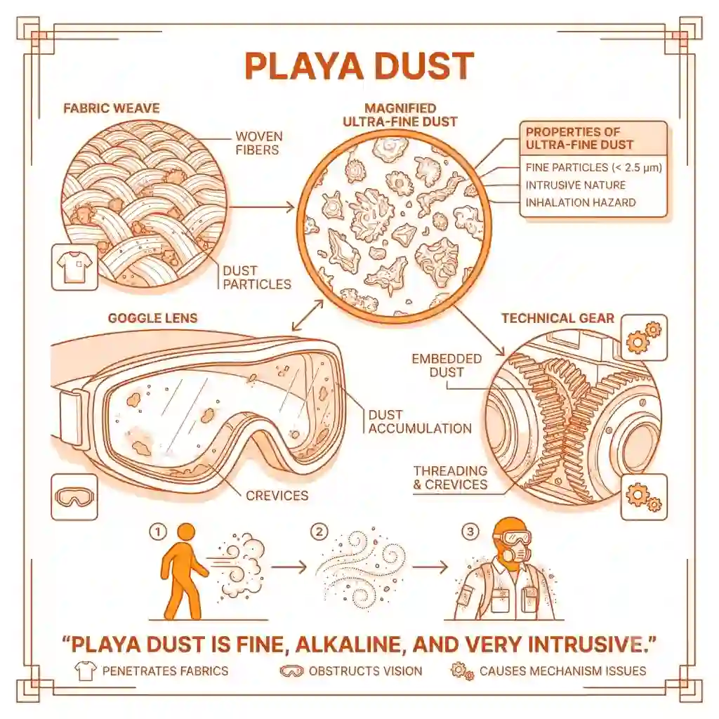 burning man playa dust uniqueness reasons view