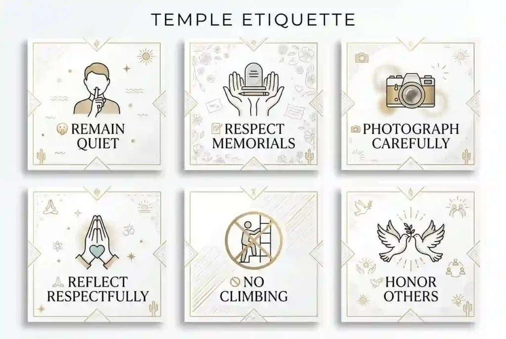 burning man landmarks visiting respectfully
