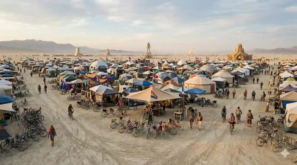 life inside burning man black rock city