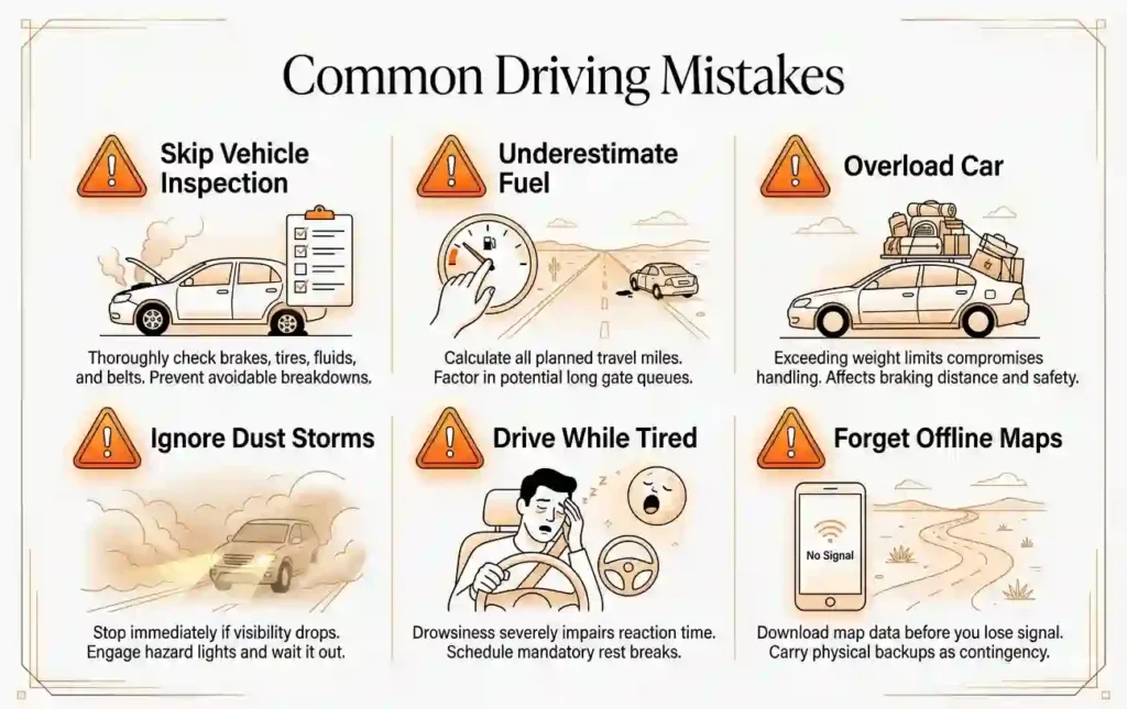 first timer common driving mistakes 