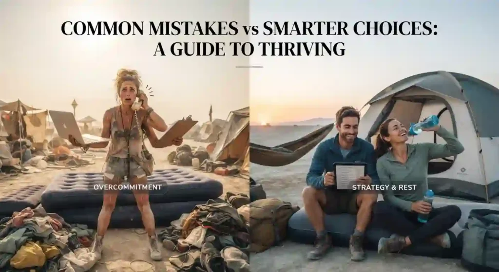 common first timer mistakes vs smart choices guide