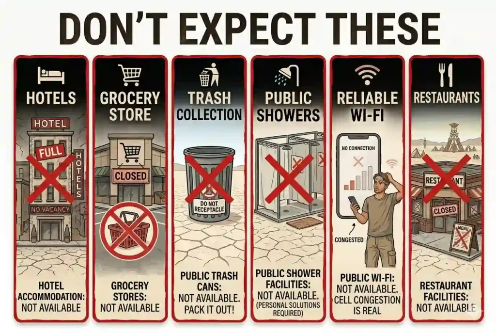 burning man first timer common mistakes 