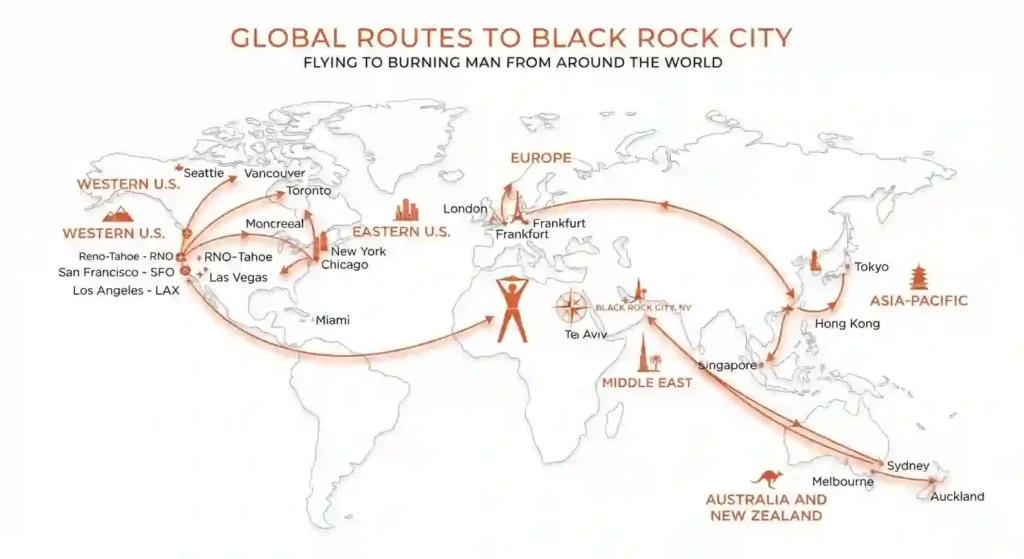 black rock city global routes for international attendees