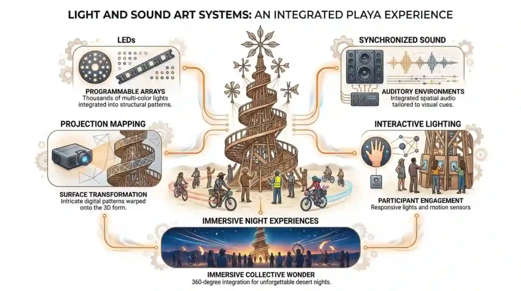 participation arts instead of spectator  at burning man