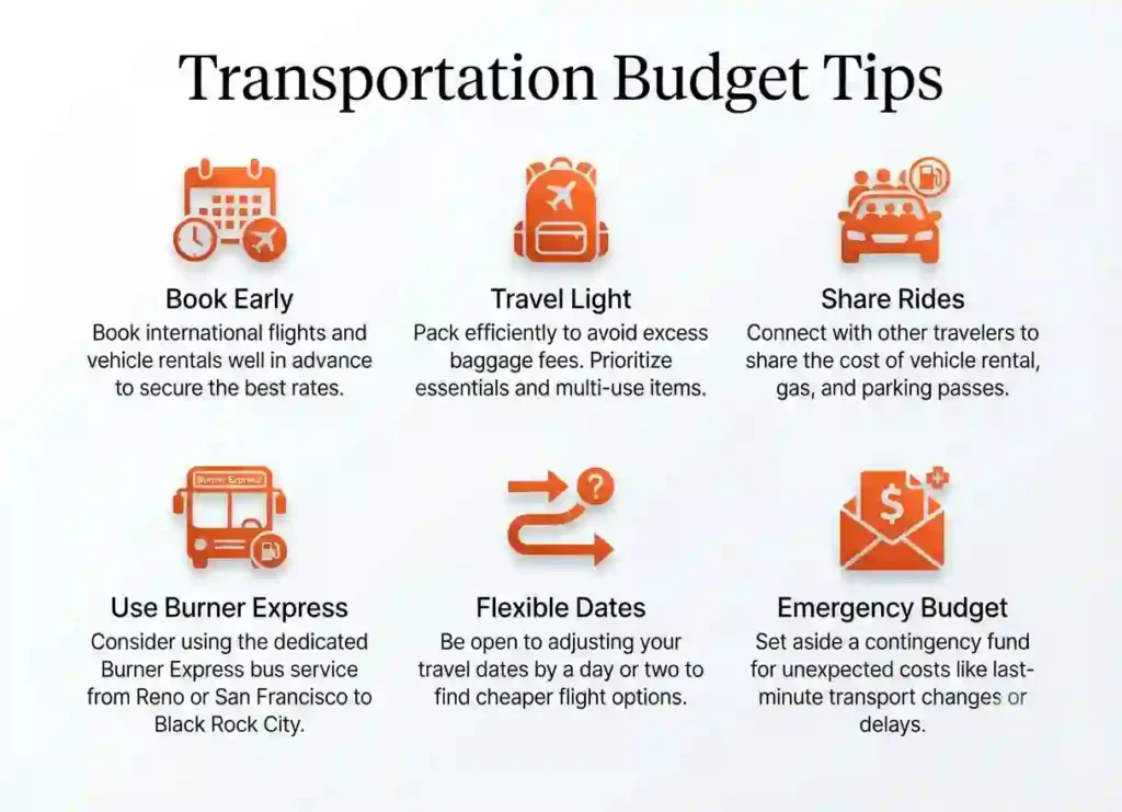 budget tips for international attendees for burning mam