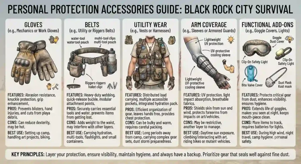 burning man personal protection accessories cards view