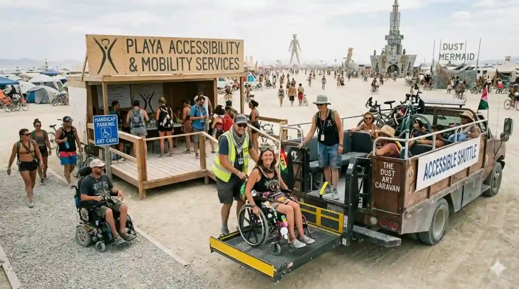 burning man playa accessibility & navigation services