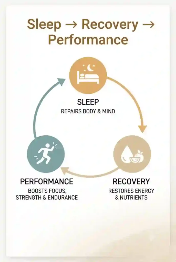 burning man sleep recovery & wellness cycle