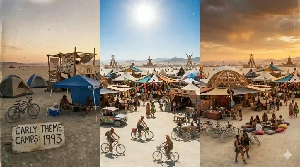 theme camp evolution journey