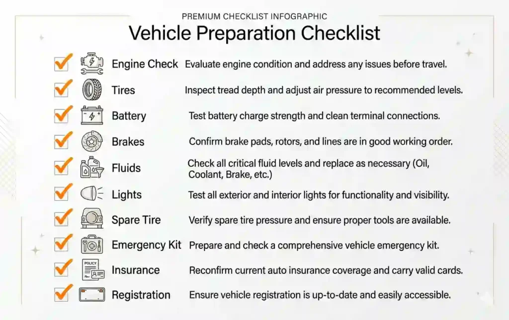 burning man vehicle preparation checklist