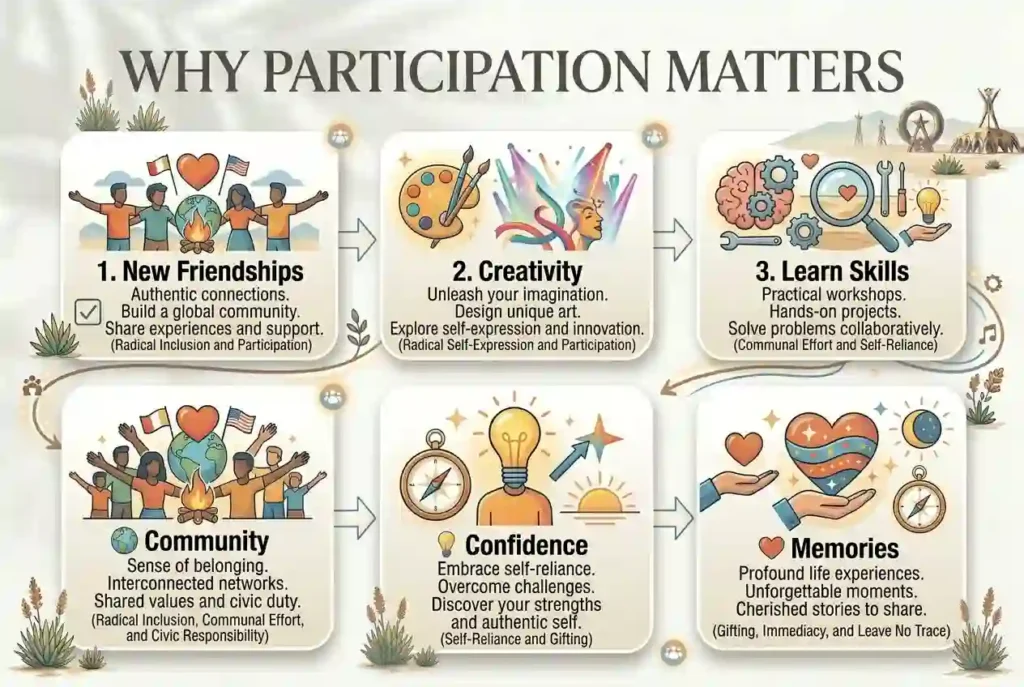 why participation is most matters for burning man 