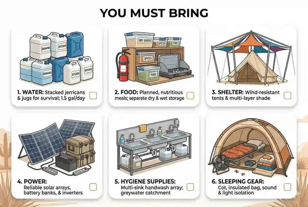 must bring item for burning man attendees