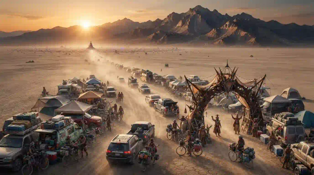 Burning Man 2026 Gate entry and Black Rock City arrival
