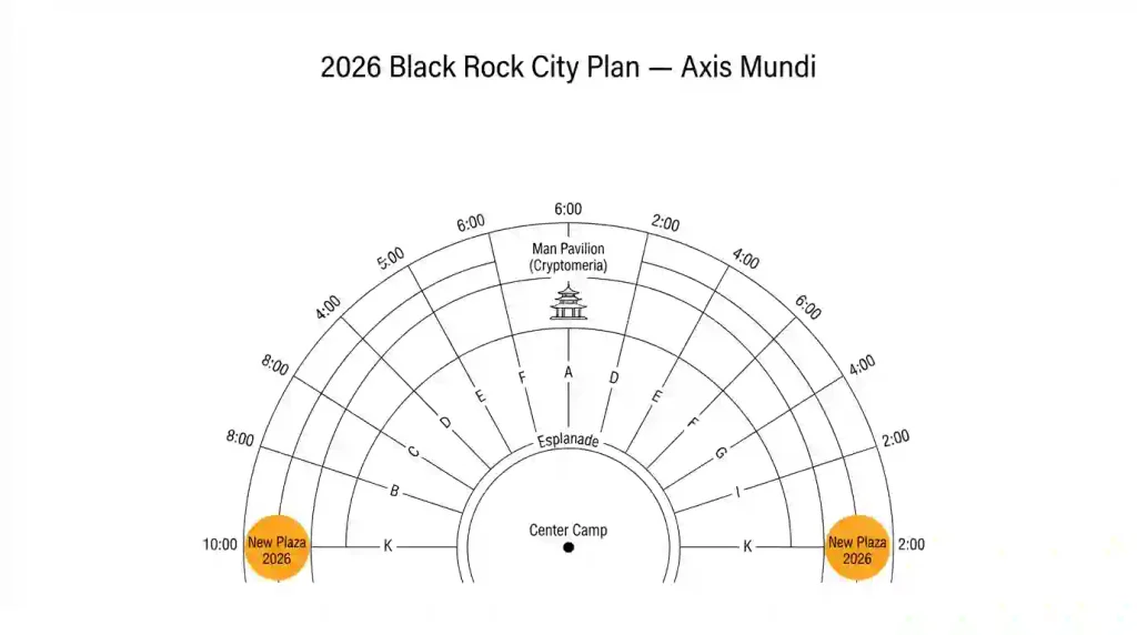 burning man black rock city 2026 theme axis mundi city planning