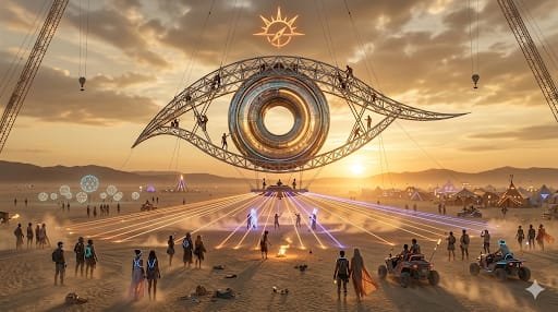 Art & Tech at Burning Man 2 amazing fusion of art & technology at burning man