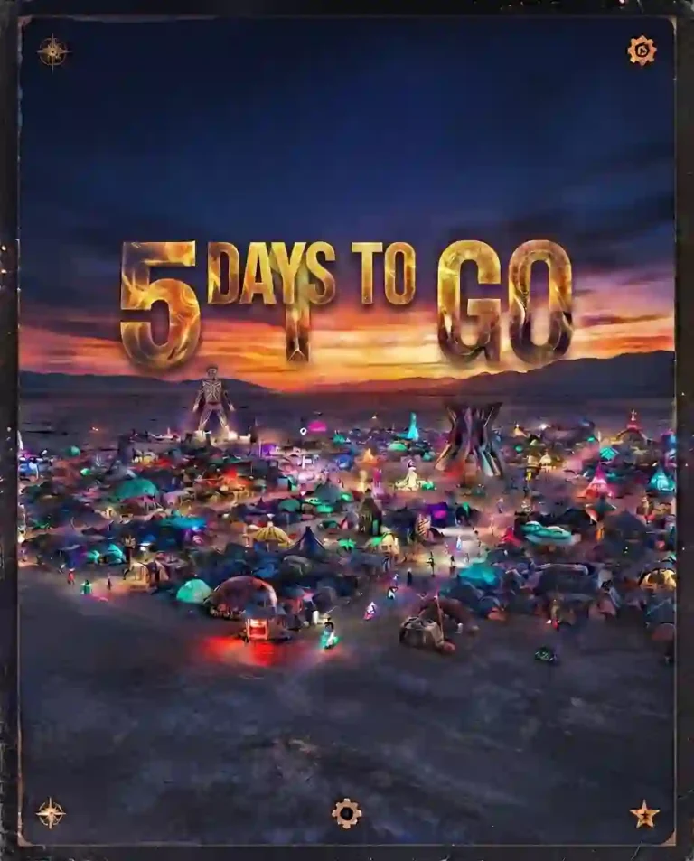 burning man 2026 5 days to go