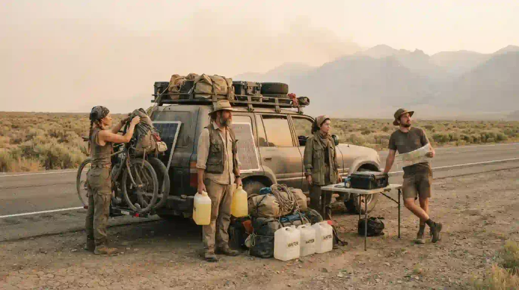 burning man  arrival and preparation for playa