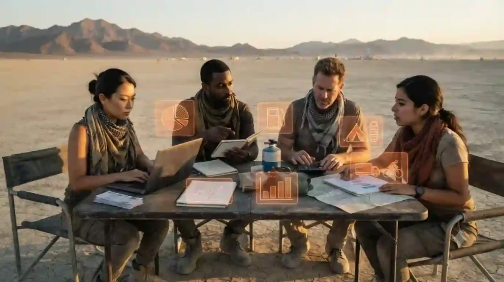 first timers planning for burning man 
