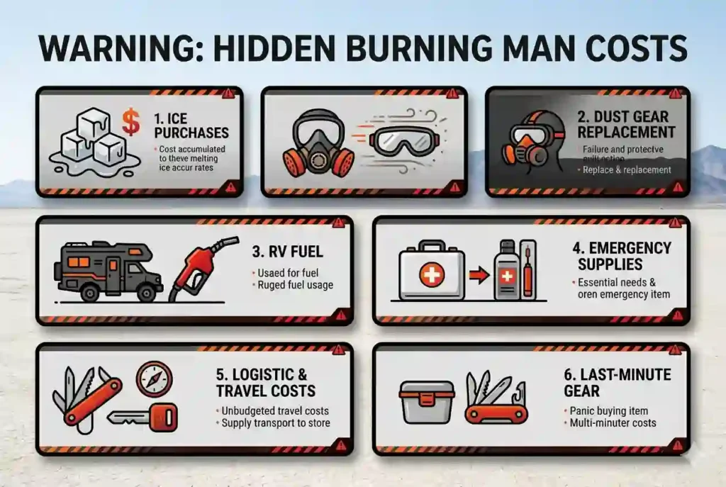 burning man hidden costs cards view