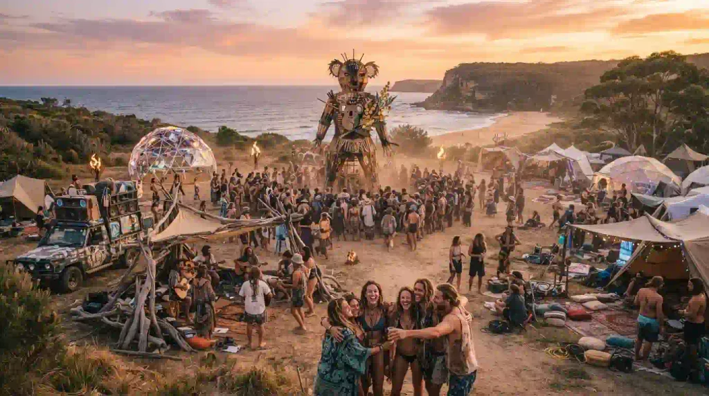 Burning Man regional community continuing through art creativity and participation