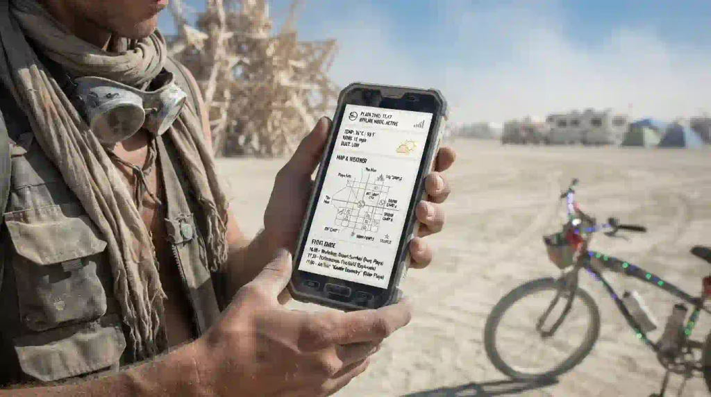Best Burning Man Playa Apps and Digital Tools 2026