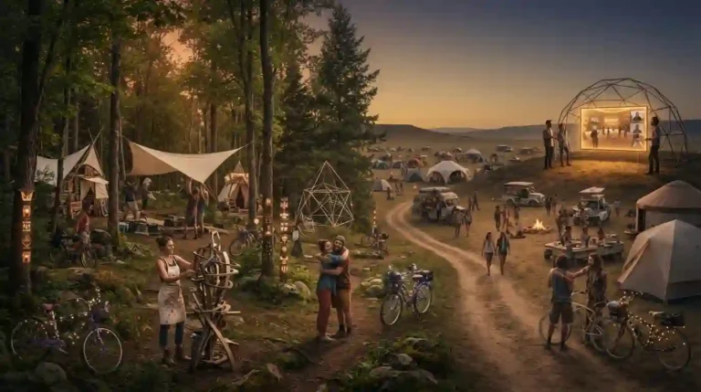 Burners arriving and participating at a Burning Man Regional Burn in 2026