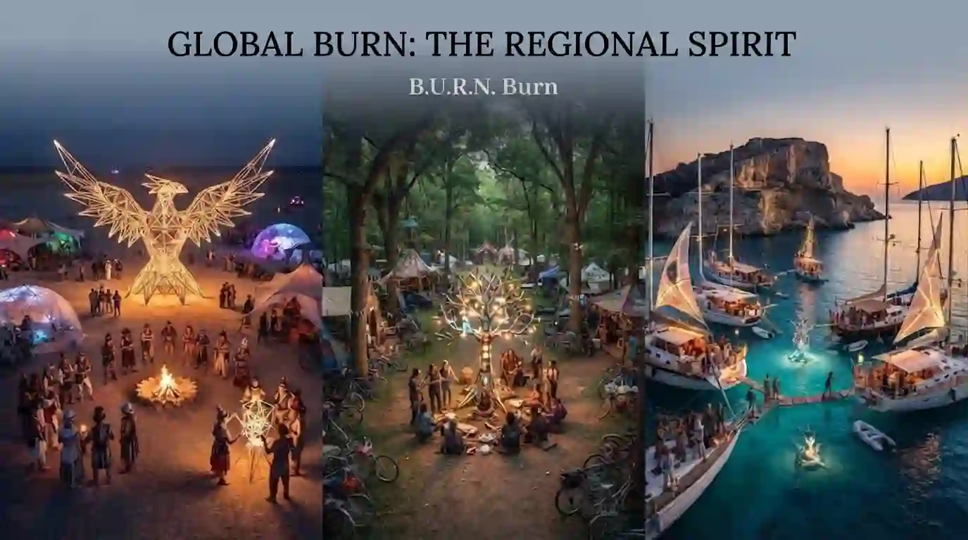 Burning Man Regional Burns on September 19 2026 featuring Resonance BURN Burn and Pyraegea