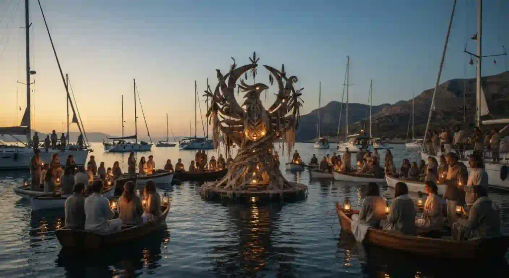 Pyraegea 2026 Water Effigy Ritual Concept Art