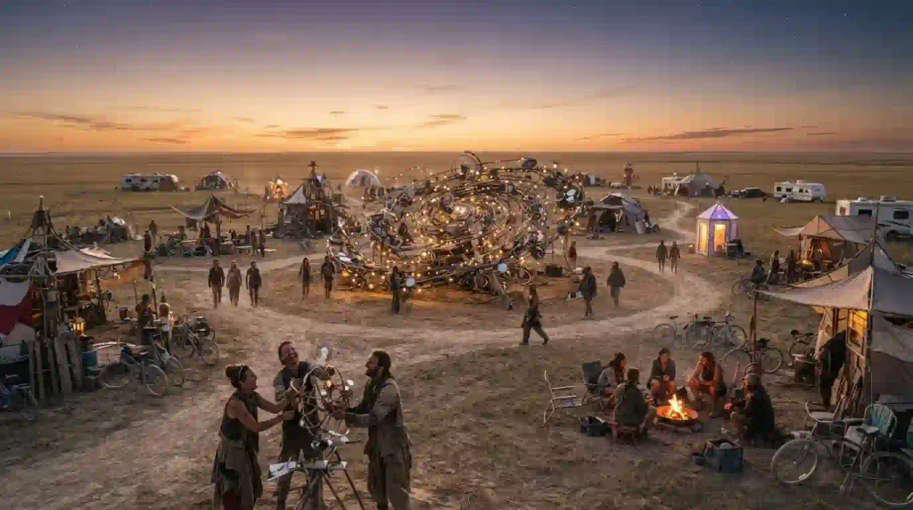 Resonance Regional Burn Kansas September 20 2026 with participatory art and cosmic theme