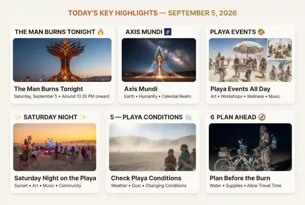 Burning Man 2026 Man Burn Is Tonight 2 The Man Pavilion at Burning Man 2026 before the September 5 Man Burn