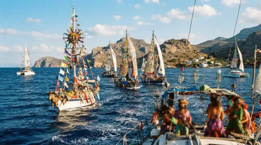 Pyraegea Greece Water Burn sailing yachts and regional community September 2026