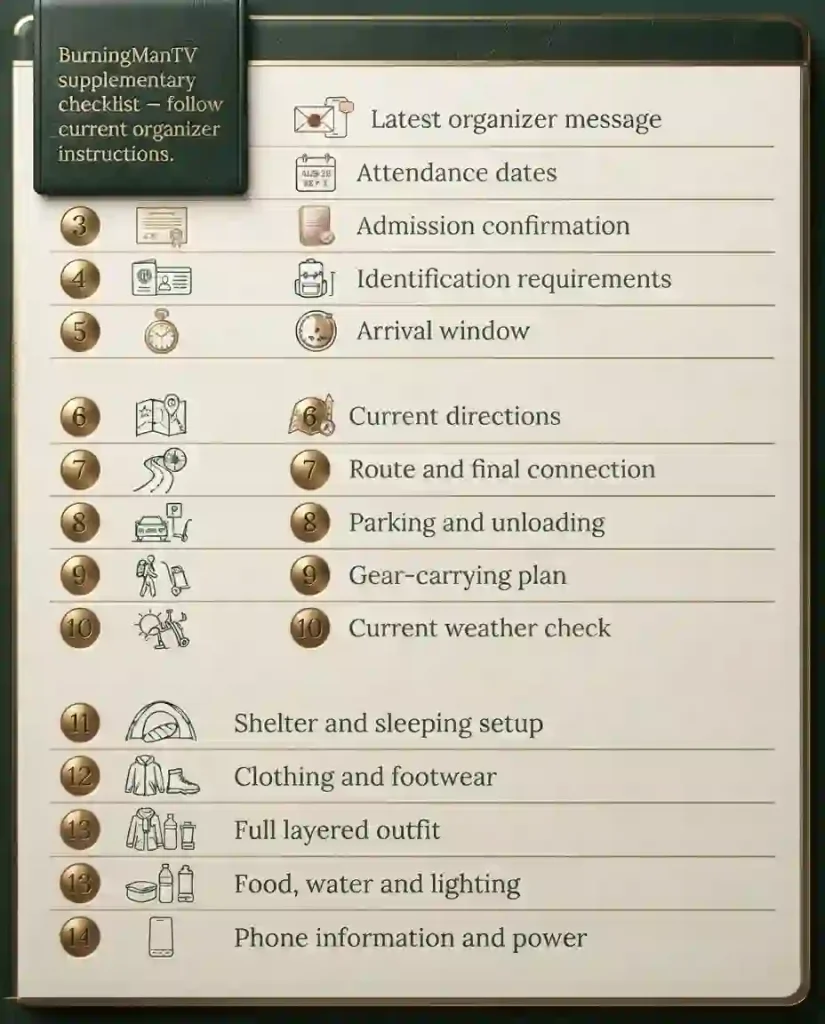 Regional Burn Departure Checklist 15 Things to Verify